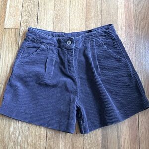 Cyrillus navy blue corduroy shorts (size 10)